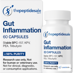 Gut Inflammation (60 Capsules) (Stable BPC-157, KPV, PEA, Tributyrin) - Revo Peptide